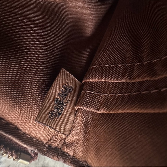 Coach Signature Brown Wristlet - Picture 6 of 6